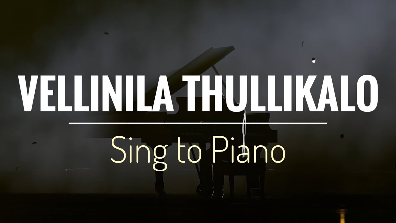 Vellinila Thullikalo | Varnapakittu | Sing to Piano | Karaoke with Lyrics | Athul Bineesh