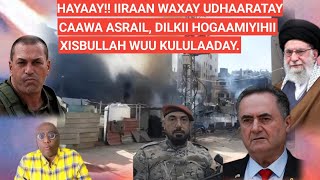 Download Lagu HABEEN: HAYAAY!! IIRAAN WAXAY UDHAARATAY CAAWA ASRAIL, DILKII HOGAAMIYIHII XISBULLAH WUU KULULAADAY MP3