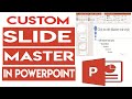 Basic Slide Master Tutorial | Custom Slide Design in PowerPoint | The Office Mentor #slidemaster