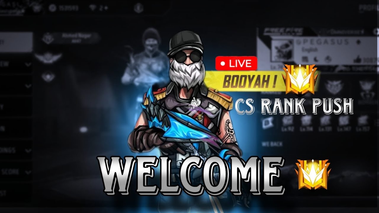 😎NEW CS RANK SEASON 28 PUSH TO TOP 1 😎 FREE FIRE LIVE || DAY 15# ...