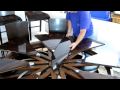 Theodore Alexander Robert Jupe expansion table in action for auction Theodore Alexander Robert Jupe expansion table in action for auction