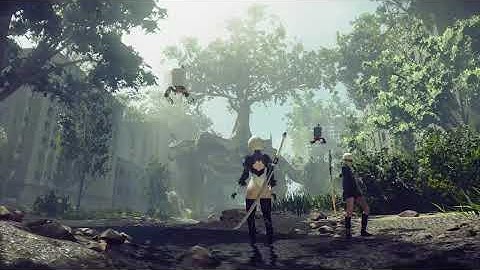 NieR Automata: 2B (self-destruct) Wallpaper Engine 1080p 60FFPS