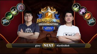 glory vs Alan870806 | 2021 Hearthstone Grandmasters Asia-Pacific | Final | Season 1 | Week 6