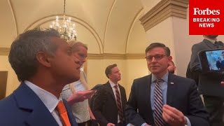 BREAKING NEWS: Speaker Johnson Asked Point Blank About Calling Trump FBI Informant About Epstein