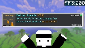 Better Hands v3 For MCPE