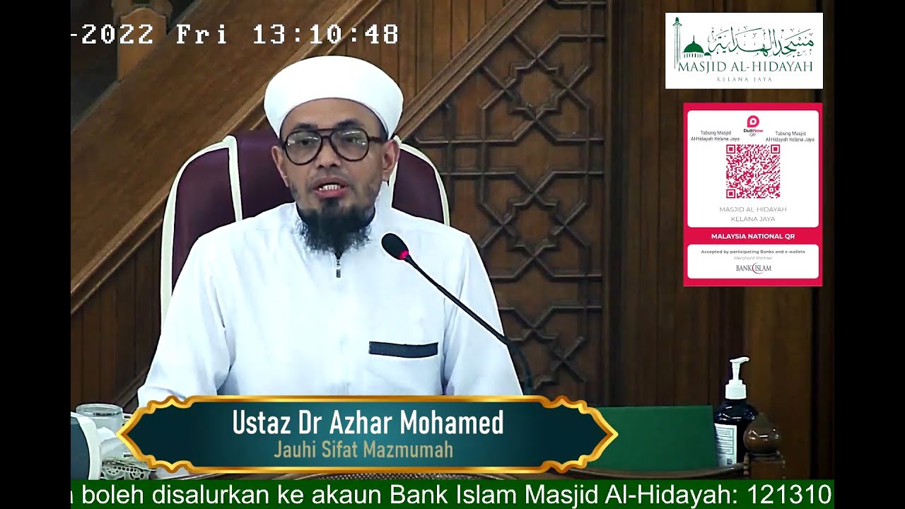[LIVE] Kuliah Maghrib Ustaz Dr Azhar Mohamed - YouTube