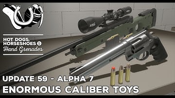H3VR Early Access Update - Alpha 7 of U59: Enormous Caliber Toys! AWM, SW500, Huge Melee Rebalance