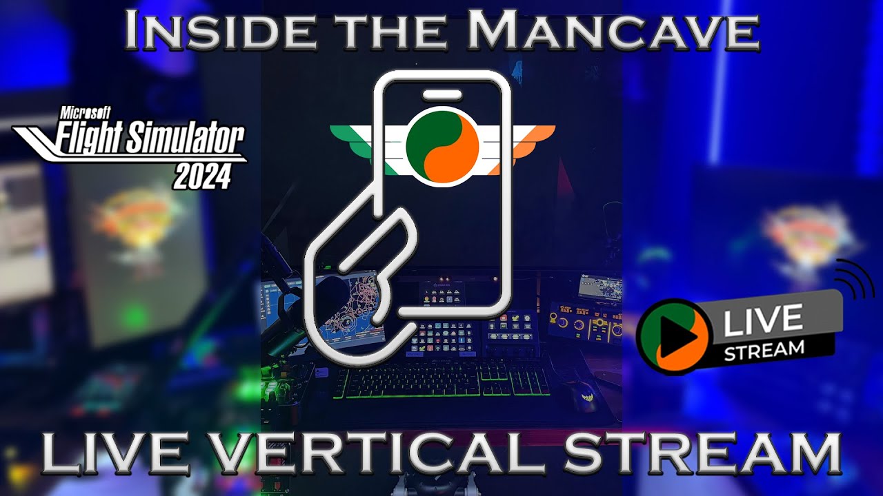 Vertical Cockpit Cam LIVE | Pilot Training Part 7 | Navigraph Academy | MSFS 2024 🛩️