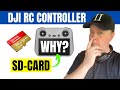 Do you need sd card for dji rc
