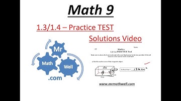Math 9 - 1.3/1.4 Area of Composite Objects PRACTICE TEST SOLUTIONS