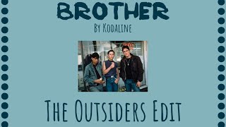 Brother By Kodaline: The Outsiders Johnny Cade, Ponyboy Curtis, and Dallas Winston Edit #shorts