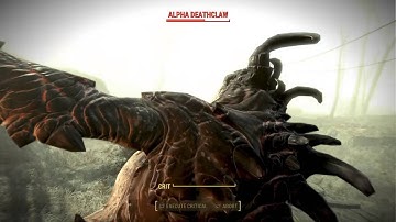 Fallout 4: 2 Deathclaws fighting!
