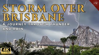 Relaxing Brisbane Storm | Soothing Thunder, Rain & Ambient Music #thunderstorm #brisbane #storm