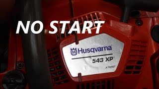 Husqvarna 543xp Diagnosis and Carburetor Removal