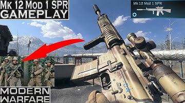 Modern Warfare Mk 12 Mod 1 SPR (M4A1) from "Lone Survivor" Gameplay