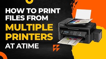 How to print files from multiple printer? Bulk Printing Made Easy with BroadCast Batch Printing
