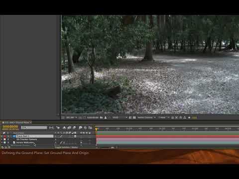 After Effects Classic Course – 3D Camera Tracker added feature: Ground Plane