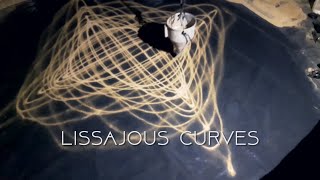 Lissajous Curves; Large Geometric Sand Drawings Pendulum art