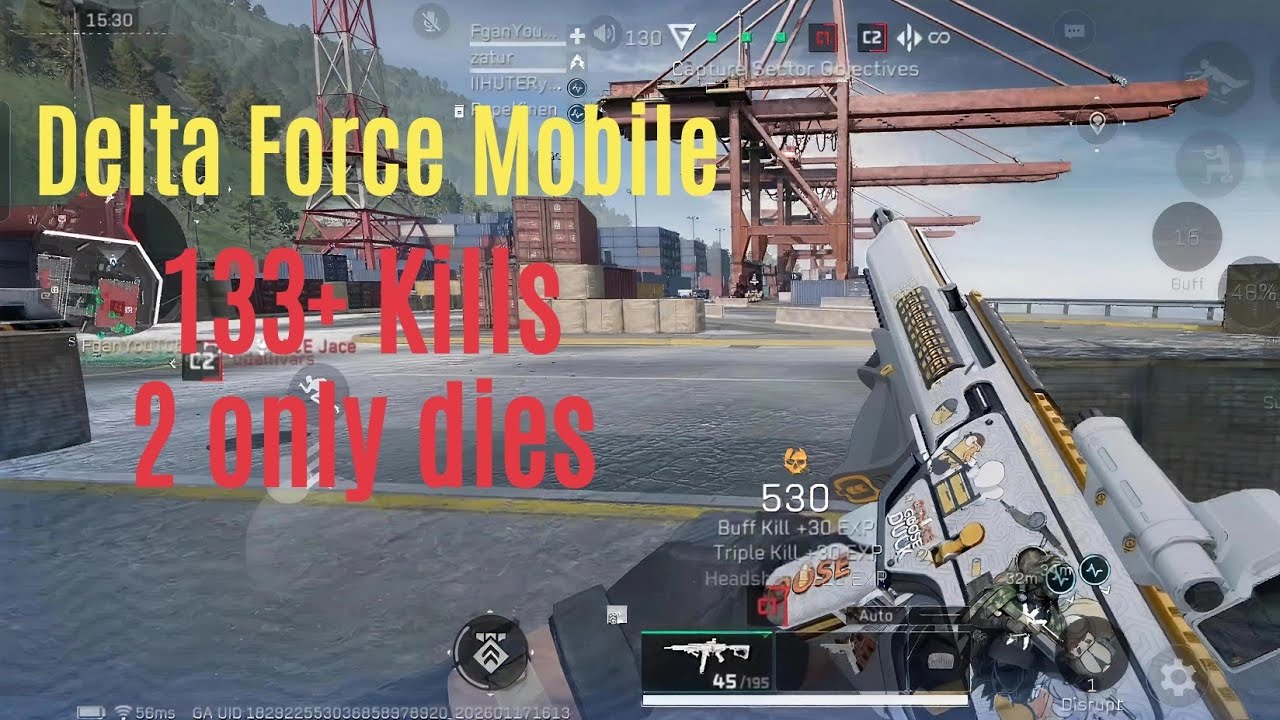 Delta Force Mobile - Toxic best gameplay. 133 kills. 