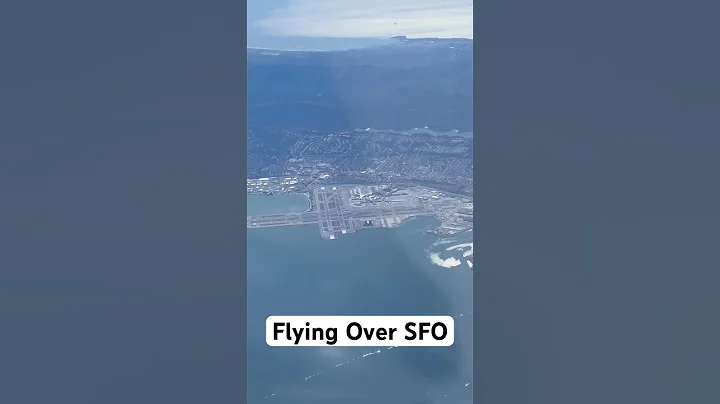 Flying Over San Francisco Airport #shorts