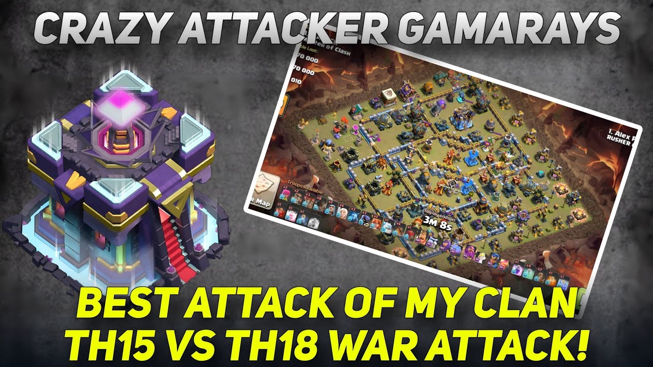 THIS ATTACK SHOCKED EVERYONE 😳 | TH15 DESTROYS TH18 BASE | COC WAR