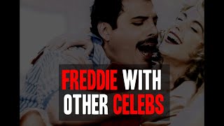 Freddie Mercury's Rare Pictures With Celebrities feat. MJ, Elton John, Paul McCartney, etc.