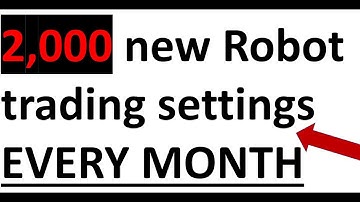 Succeed with 2000 Forex Robot settings, 6000 equity charts and optimization Templates every month.