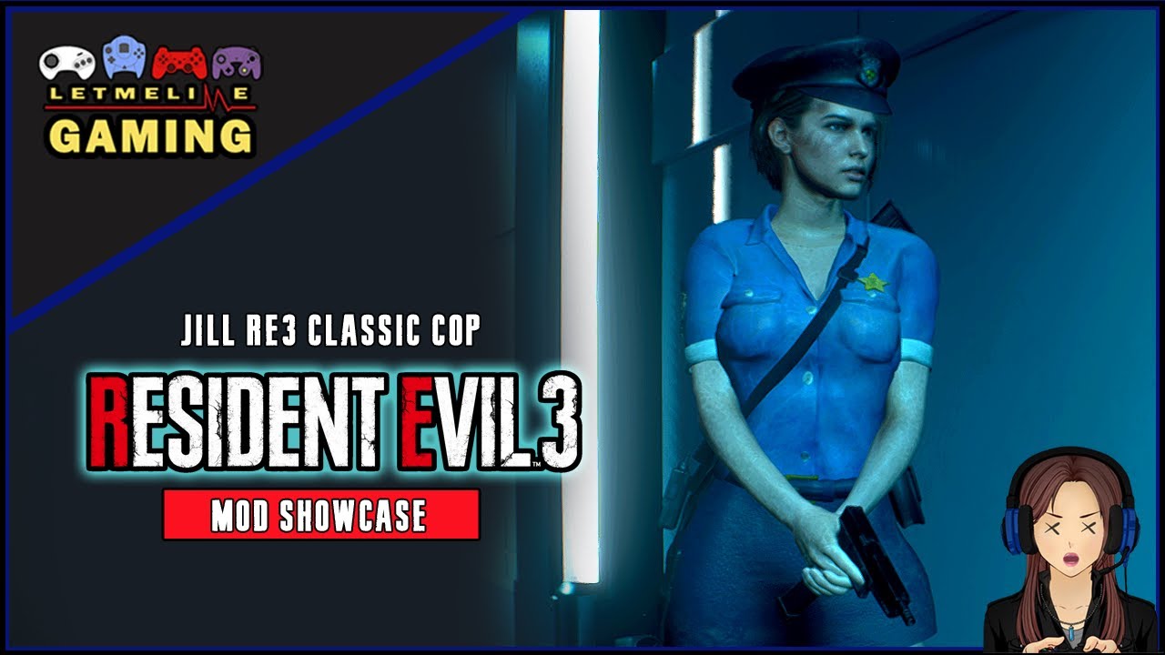 Resident Evil 3 Mod Showcase Jill Valentine RE3 Classic Cop Outfit