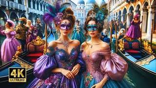 VENICE CARNIVAL 2024 - The Most Unique and Creative Masks 4k