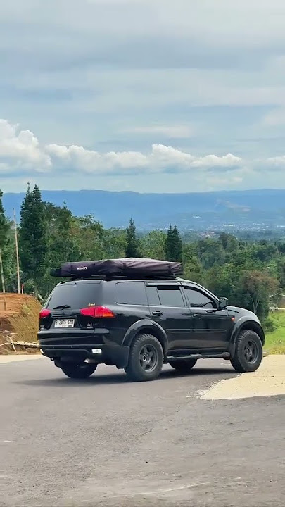 Adventure anywhere! Pajero Sport camper style for endless journeys. #Overland #pajerosport