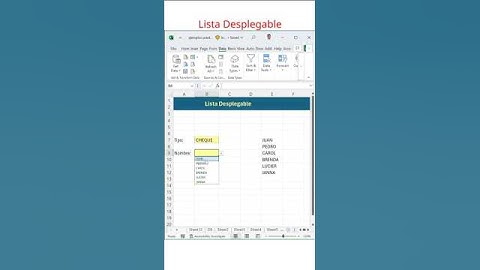 🔽 Cómo crear listas desplegables en Excel en segundos #ExcelTips #ExcelTutoriales #ListaDesplegable