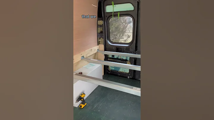 Van Build Bed #vanlife #campervan #promaster #vanbuild