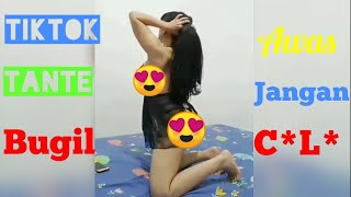 18+ Tiktok Tante Hot... Awas Jangan C*L*