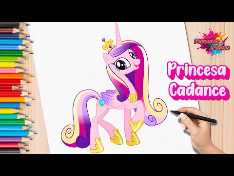 Dibuja a la Princesa Cadance y Desata tu Creatividad | My Little Pony | Dibujo para Niños