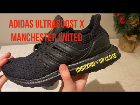 Adidas Ultra boost x Manchester United FC TR|unboxing + upclose