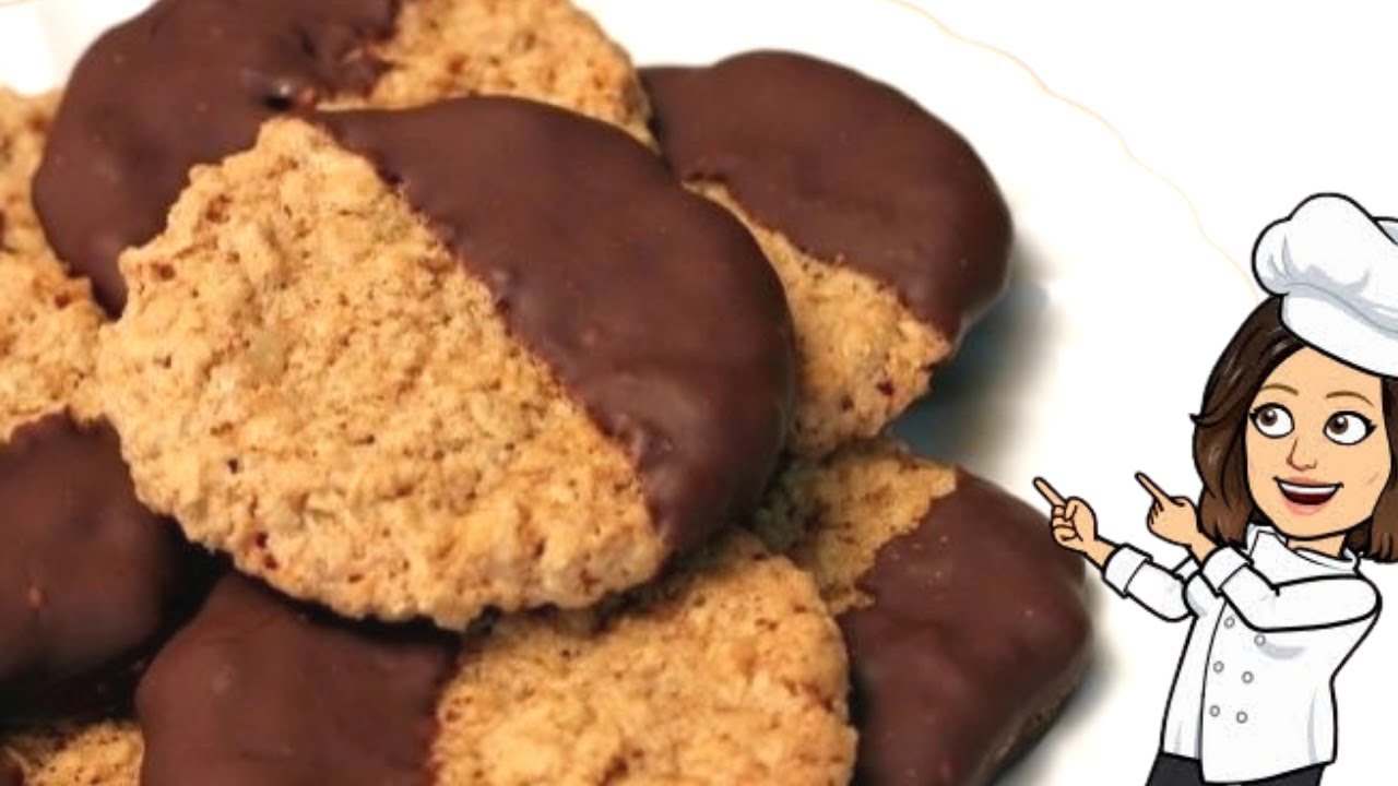 Galletas CRUJIENTES de AVENA, CHOCOLATE y NARANJA🍊