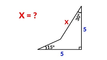Sweden Math Olympiad Geometry Problem | Find the length X