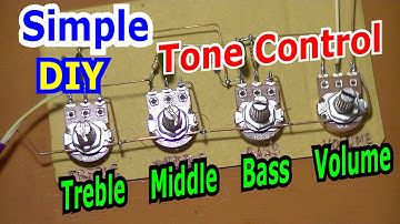 Simple Treble Middle Bass Volume Tone Control