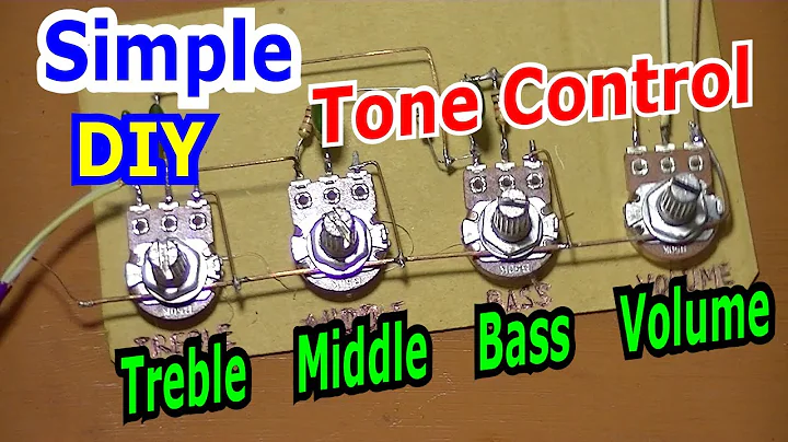 Simple Treble Middle Bass Volume Tone Control