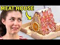 Making a Meat &amp; Cheese “Gingerbread” House