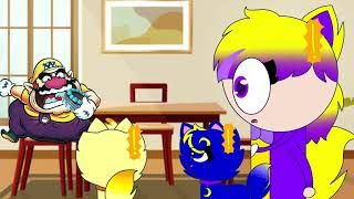 Wario dies by getting beaten up Trixie(me) luna and sunny for eating trixies birthday cake MP.3