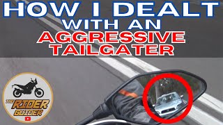 HOW I DEALT WITH AN AGGRESSIVE TAILGATER ON THE YAMAHA XT250