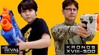 Nerf War And Review With The New Nerf Rival Kronos Xviii-500