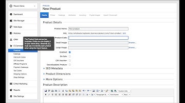 How to add categories / catalogs and products in Business Catalyst