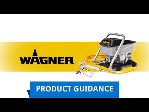 WAGNER Airless Sprayer Plus with metal gun Product guidance English YouTube