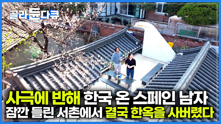 사극에 빠져 꼭 한옥에 살겠다던 스페인 남편, 결국 한옥을 사버렸다. 그것도 두채나!｜100살 한옥집 두 채 고쳐 시작한 부부의 서울살이｜건축탐구 집｜#골라듄다큐