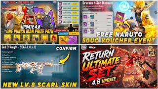 🔴 NEXT PRIZE PATH CONFIRM 4.6 ✅ NARUTO 50UC VOUCHER 🔥 NEW LV.8 SCAR-L SKIN 🤩 RETURN ULTIMATE SET 🤯
