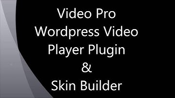 Video Pro - Wordpress Video player Plugin
