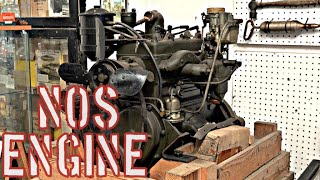 Untouched Since WW2 Old Willys jeep Engine in its crate!