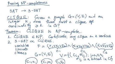Proving NP-completeness